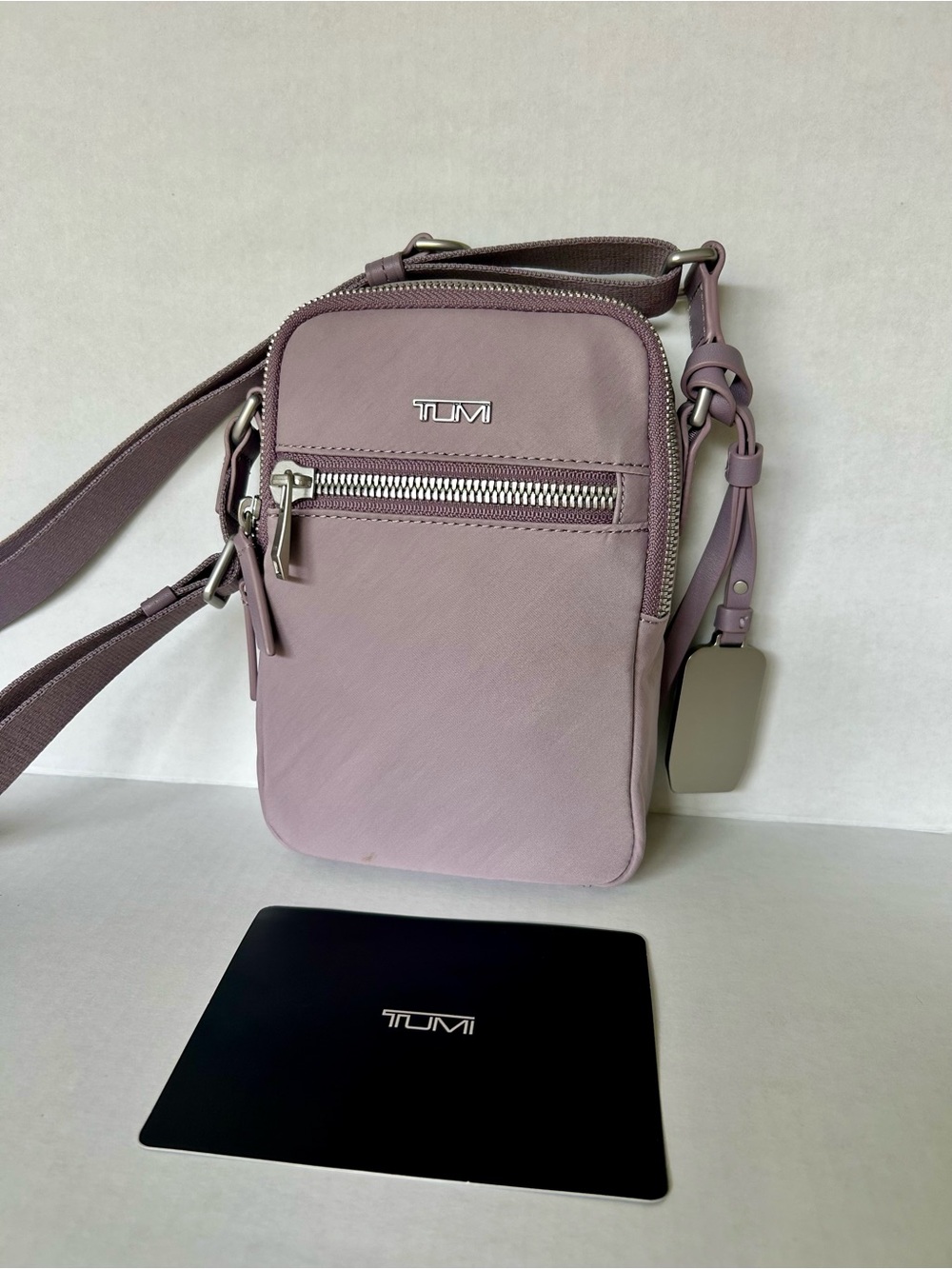 Tumi Men's Crossbody Belt Bag in Dusty Mauve